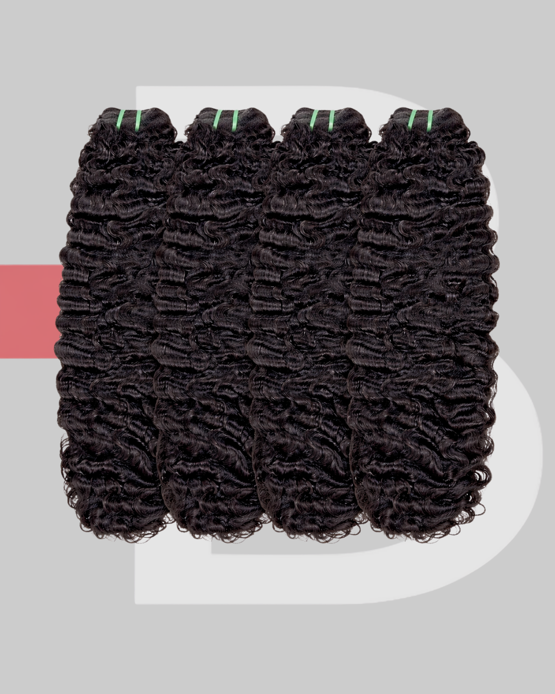 4 Bundles - Curly Hair